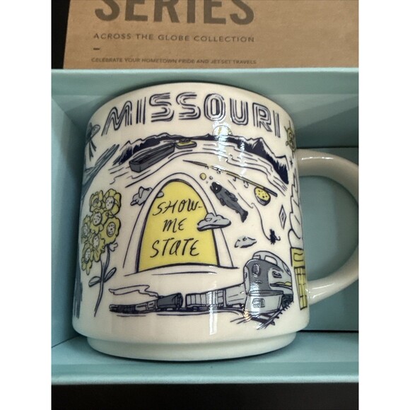 Starbucks Missouri Been There Series Ceramic Coffee Mug Cup14 Oz NIB - Picture 2 of 9